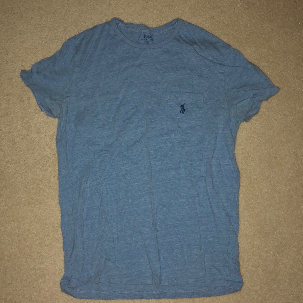 Medium Blue Polo Ralph Lauren T Shirt